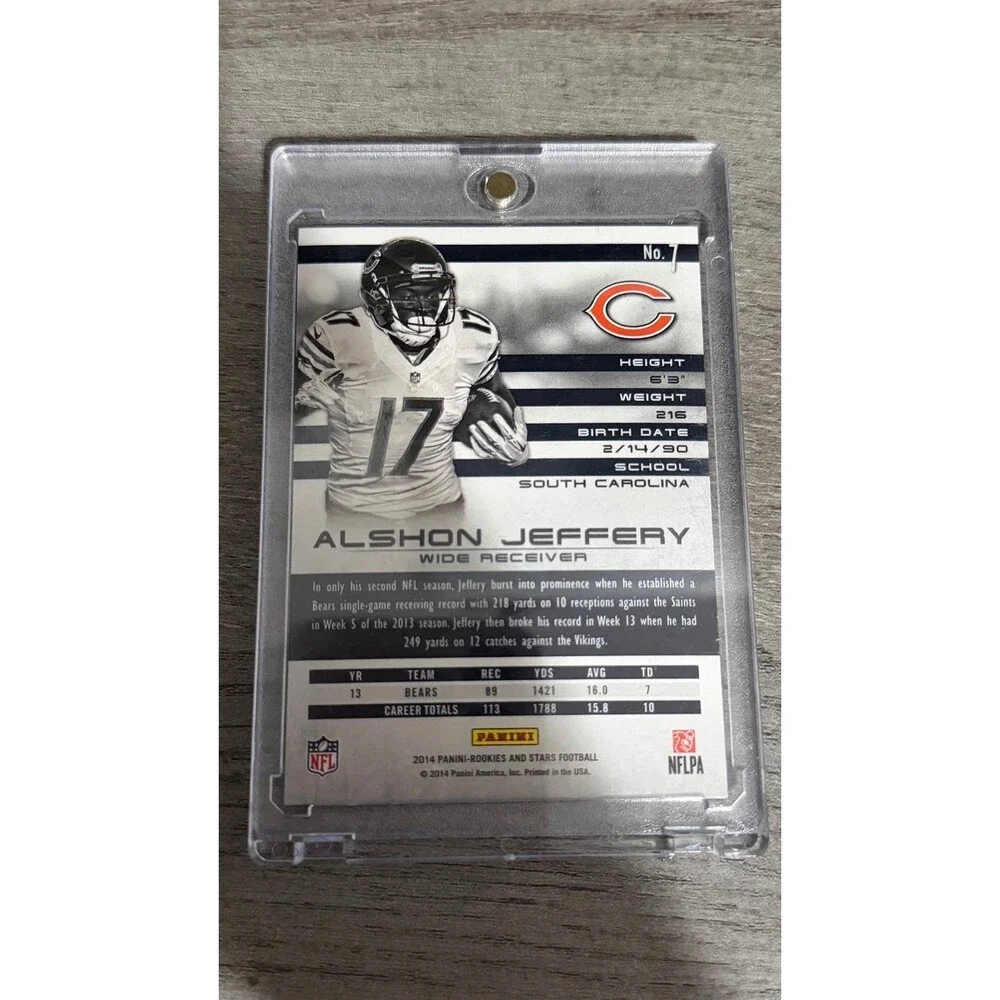 2014 Rookies & Stars Bears Alshon Jeffery #17 Card